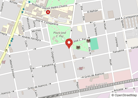 Mapa con la ubicación de TRAFIPAQ en Pepirí 633, C.A.B.A.